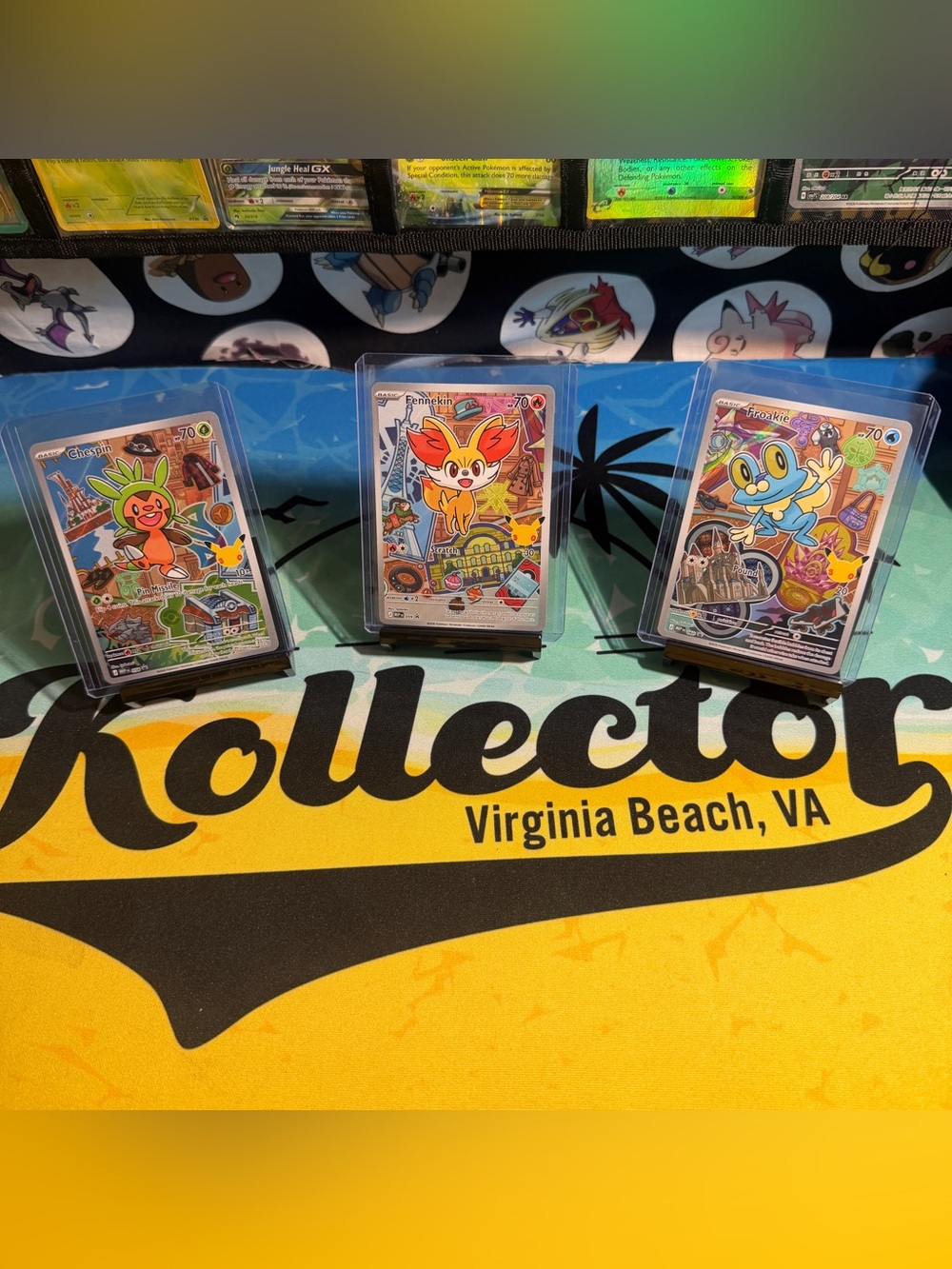 Pokémon First Partner Series 3 Gen 6 Kalos Starter Trio Chespin Fennekin Froakie